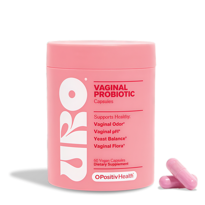 URO Vaginal Probiotics for Odor, Flora & pH Balance – 1-Month Supply