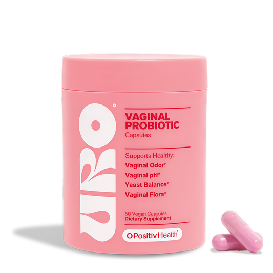URO Vaginal Probiotics for Odor, Flora & pH Balance – 1-Month Supply